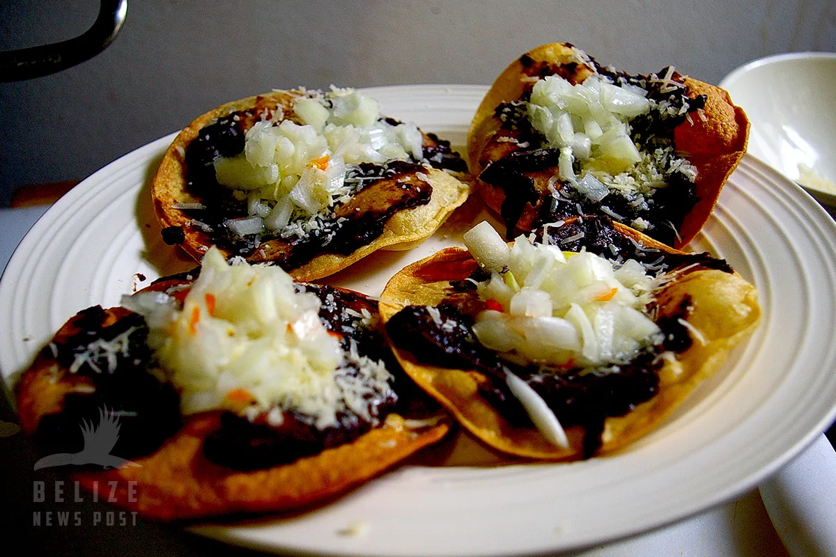 Belizean Garnaches Recipe - Belize News Post - Complete Garnaches on a Plate