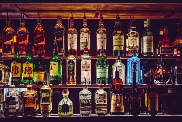 assorted wine bottles