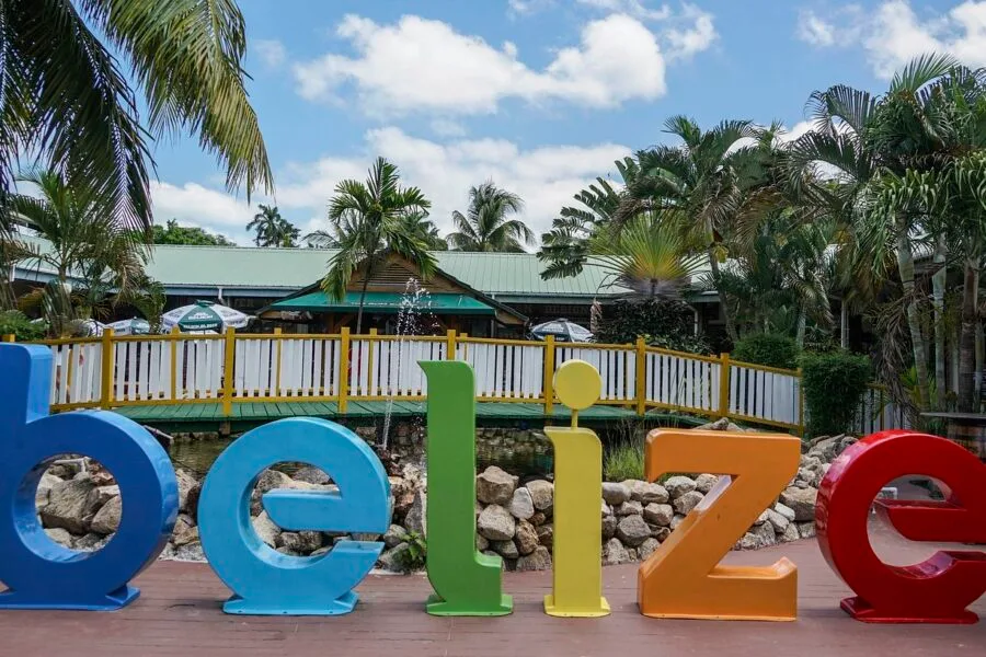 Belize sign