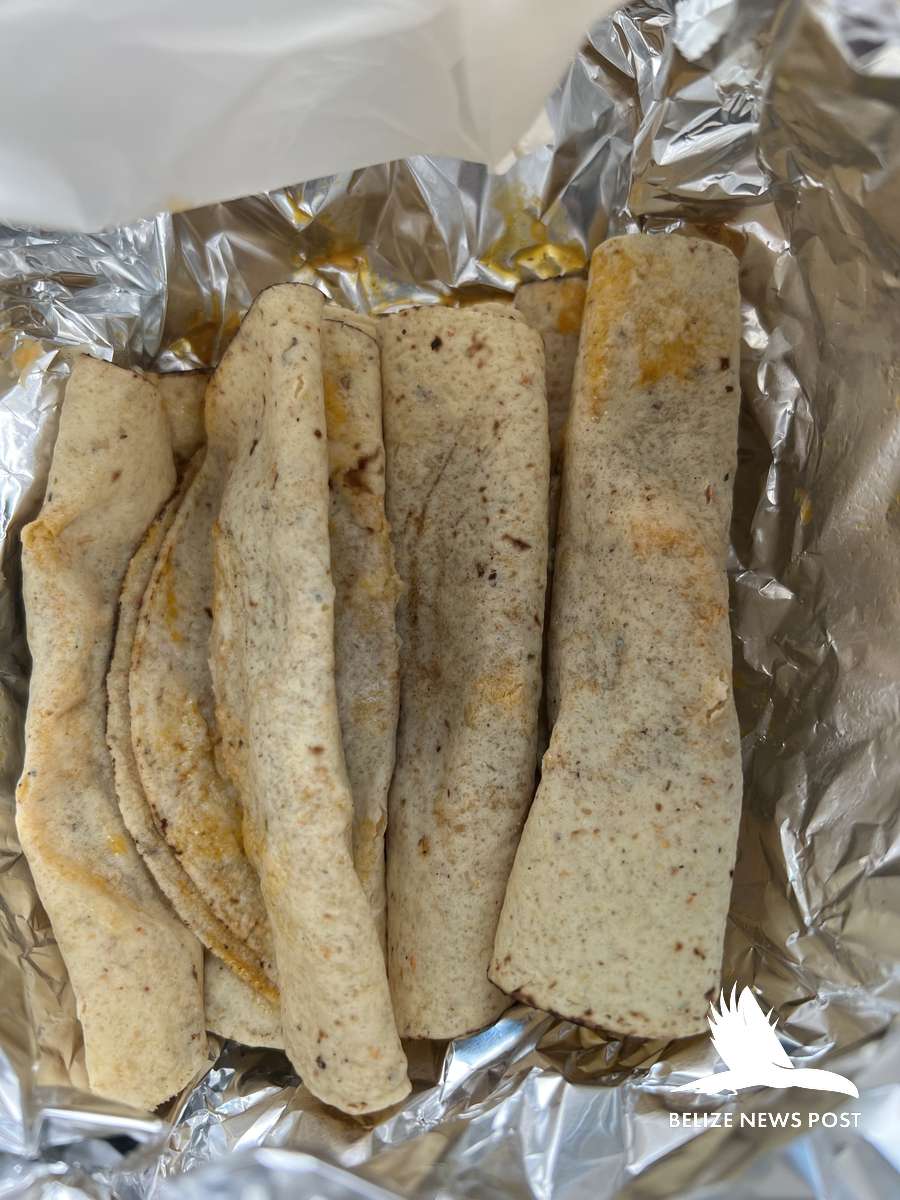 Orange Walk tacos rolled tight in foil — orange walk tacos belize news post