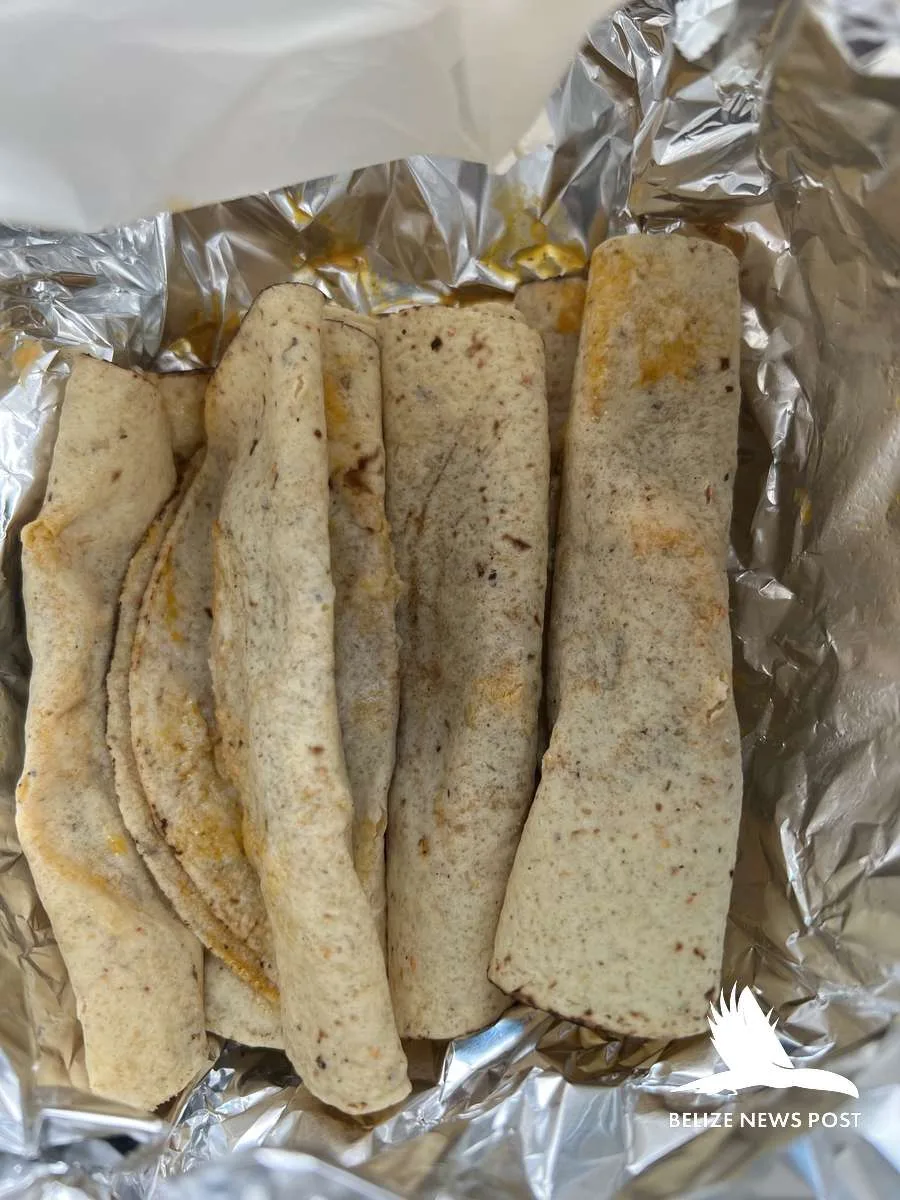 Orange Walk tacos rolled tight in foil — orange walk tacos belize news post
