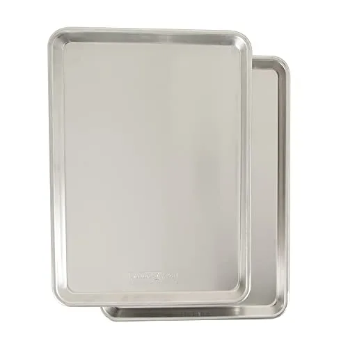 Nordic Ware Naturals Half Sheet — USA Made Aluminum Commercial Quality Sheet Pan, 2-Pack