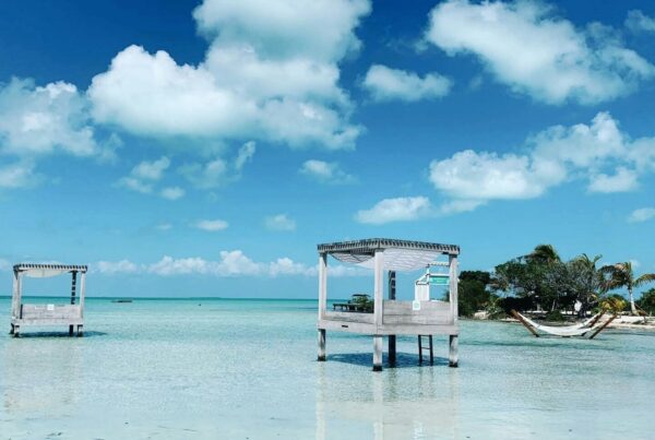 Clear tropical water and beach for a Belize trip