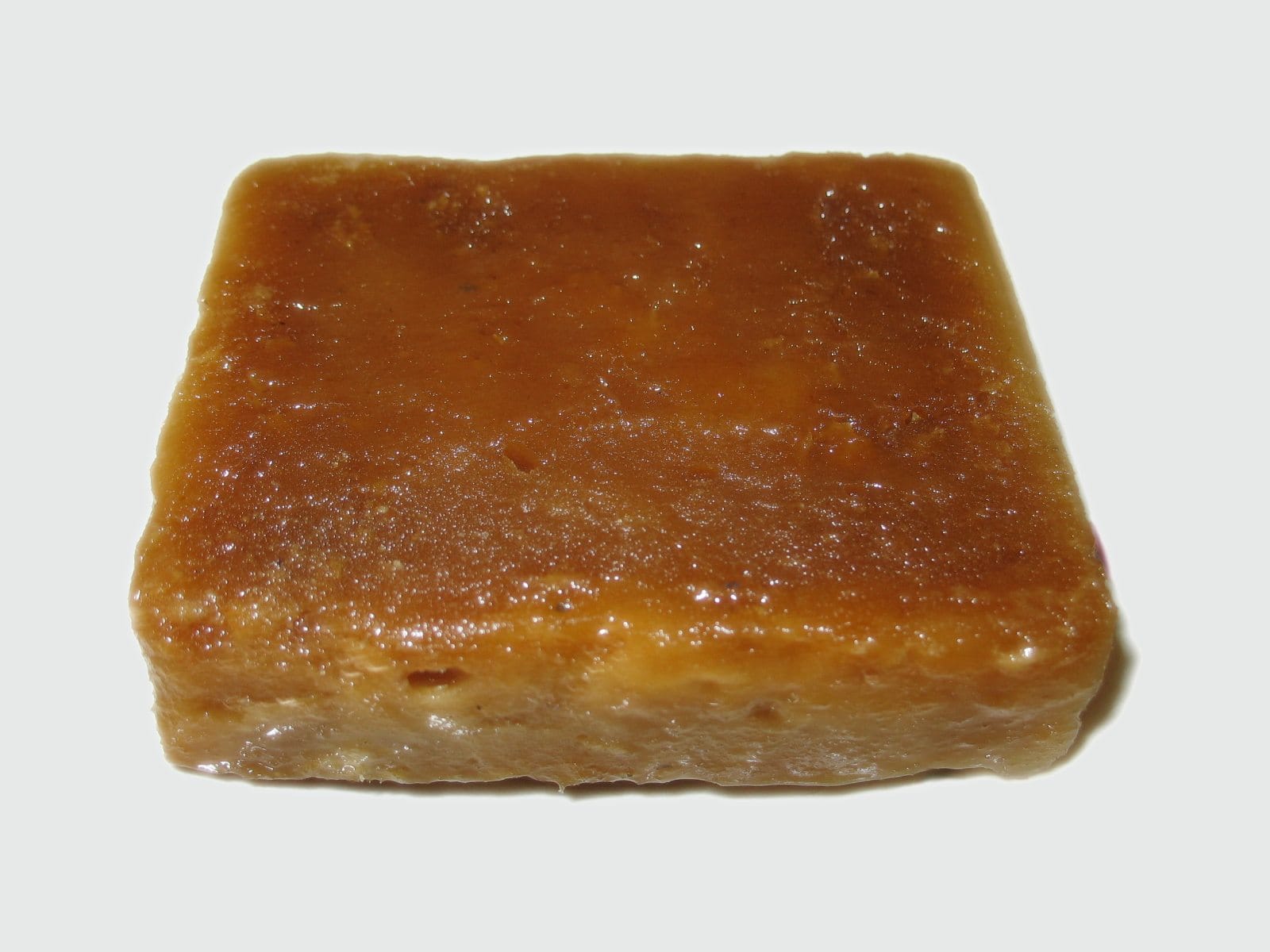 Blocks of panela unrefined cane sugar used in Salvadoran torrejas syrup