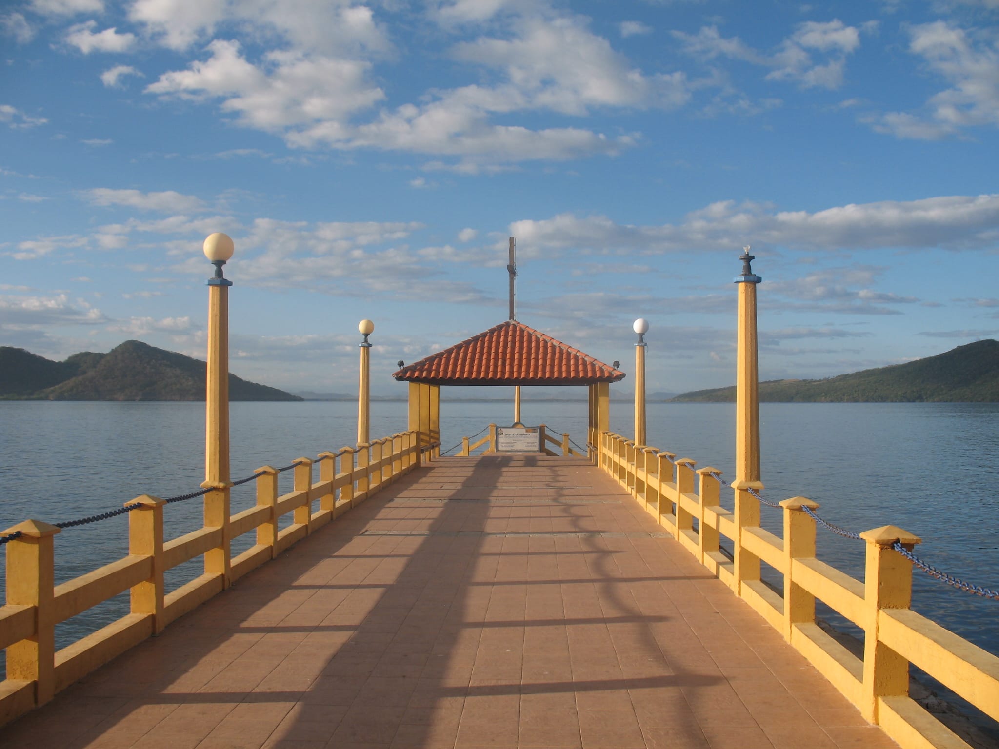 The port of Amapala on Isla del Tigre in the Gulf of Fonseca, the Pacific fishing town on Honduras's south coast