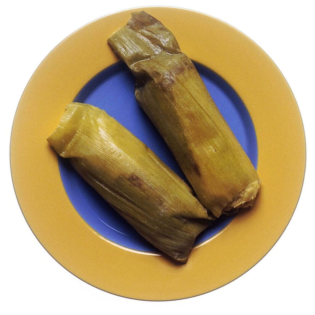Steamed tamales, the dish the cull (k'ol) fills
