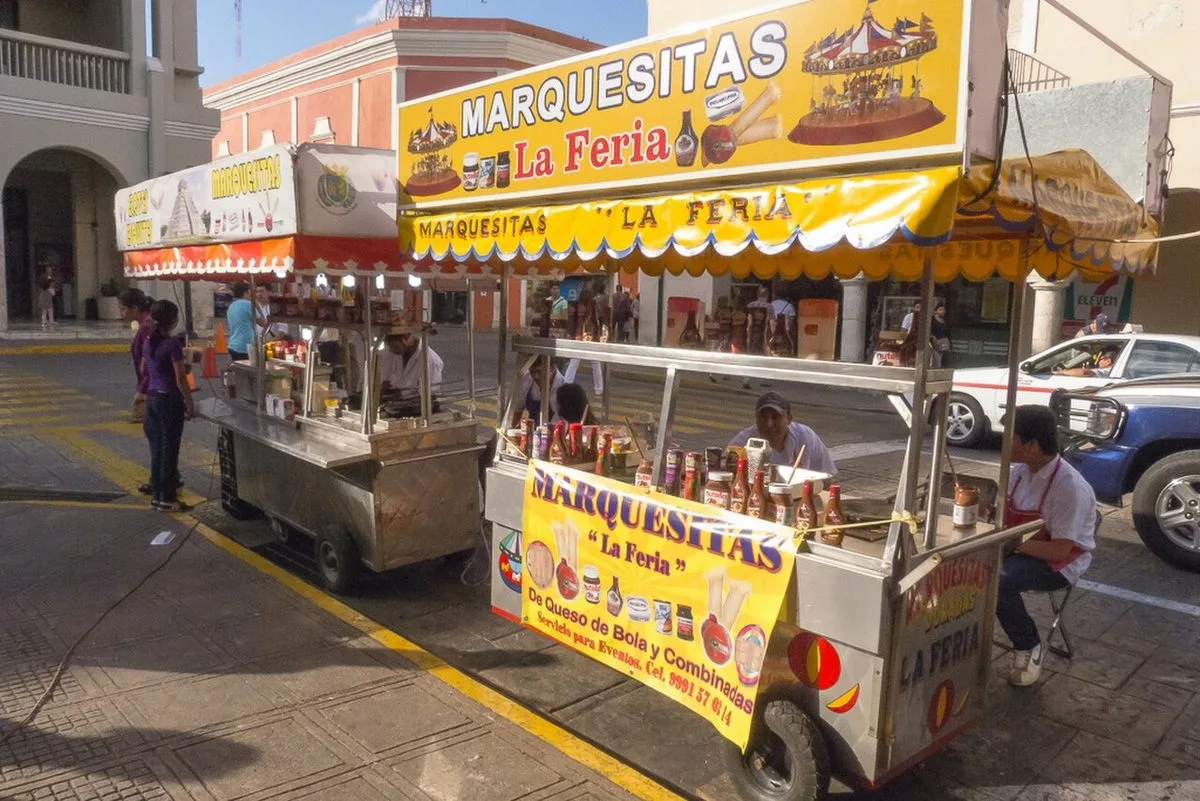 Marquesita street carts in Merida