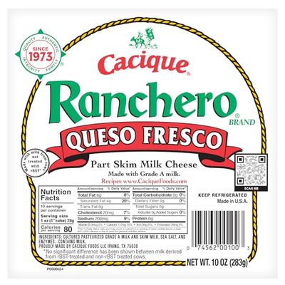 Cacique Queso Fresco Ranchero, 10 oz