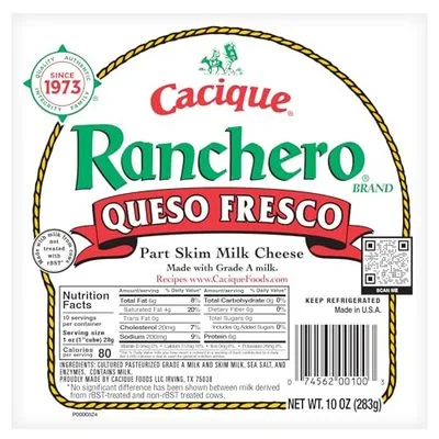 Cacique Queso Fresco Ranchero, 10 oz