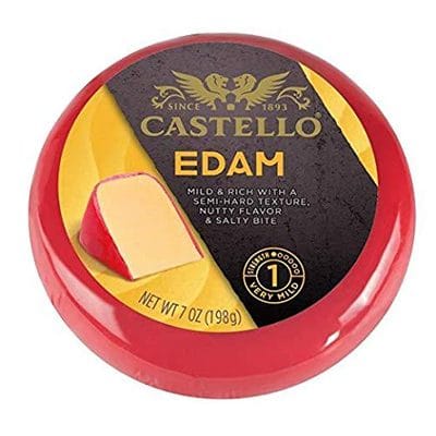 Castello Edam Cheese Rounds, 7 oz (Pack of 3)