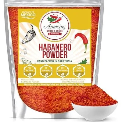 Dried habanero peppers