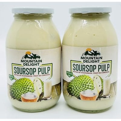 Frozen soursop pulp