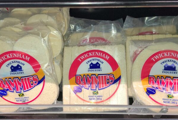 Jamaican bammy, fried cassava flatbread discs