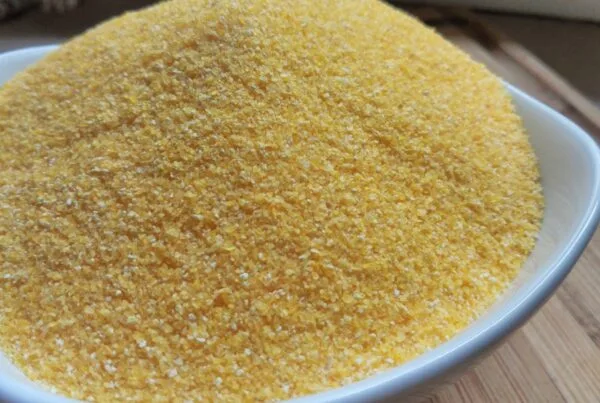 Fine cornmeal, the base of Jamaican cornmeal porridge
