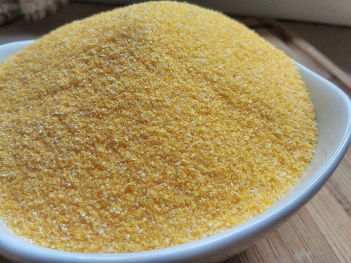 Fine cornmeal, the base of Jamaican cornmeal porridge