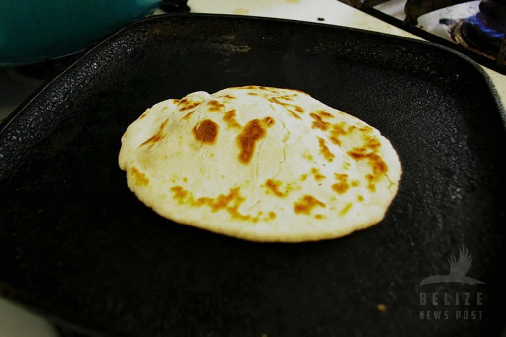 Tortilla - "bubbling"