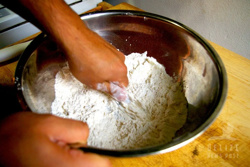 Tortillas - mixing