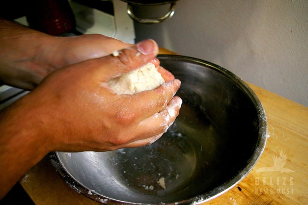 Tortillas - forming dough