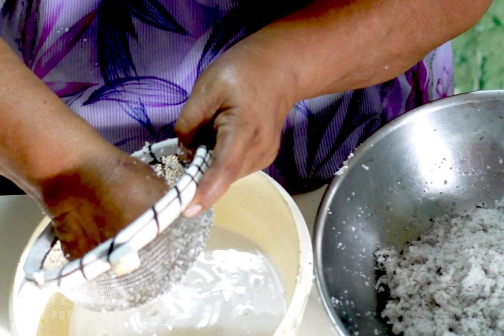 Belizean Coconut Crusts Recipe - Making Coconut Milk from a Fresh Coconut