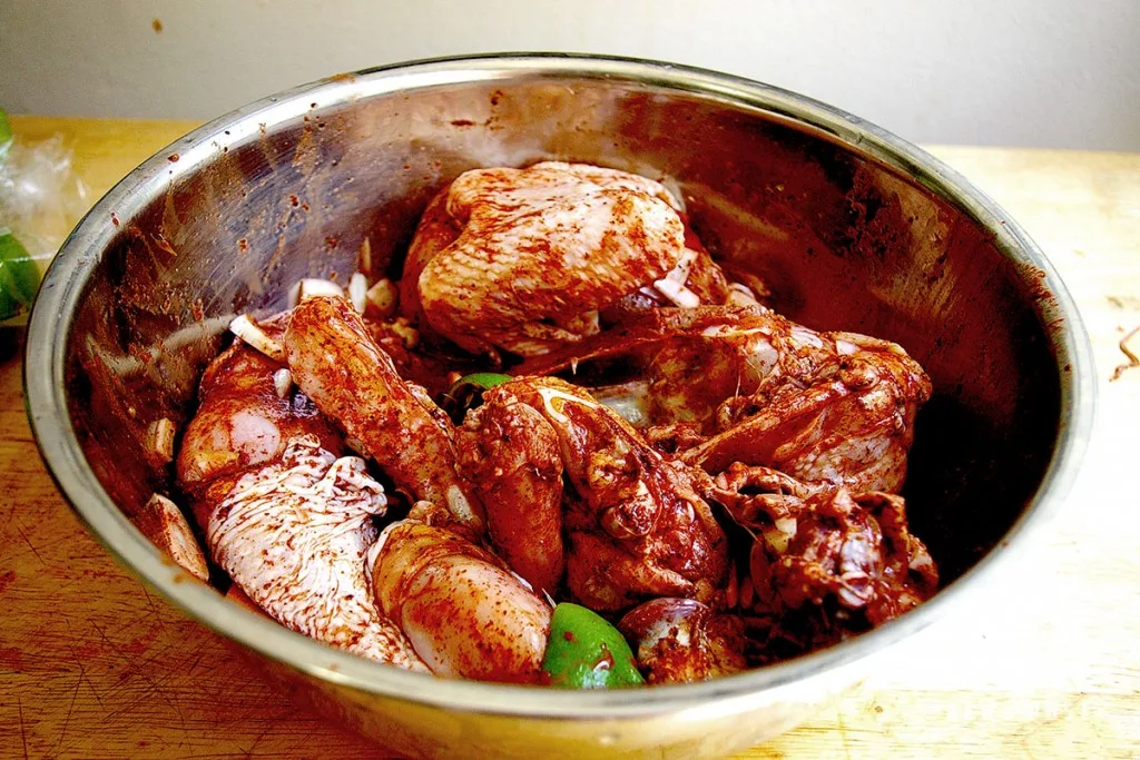 BBQ Chicken - marinading