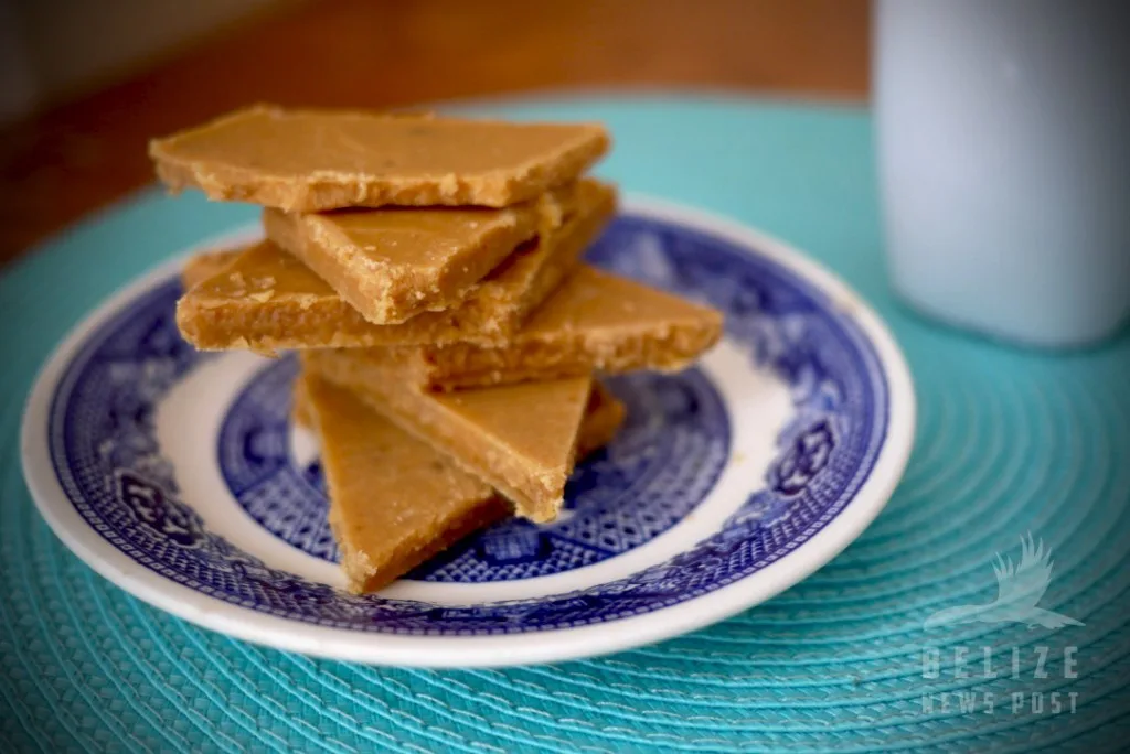Belizean Fudge Recipe - Fudge Pieces on an ornate plate