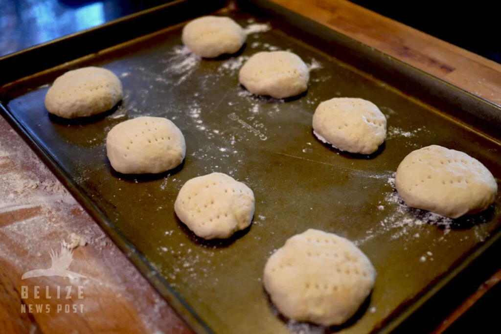 Belizean Johnny Cakes Recipe Step 5 - Johnny Cakes Ready for Baking
