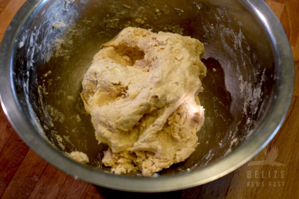 Belizean Johnny Cakes Recipe Step 3 - Dough Ball Formed
