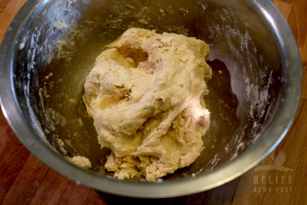 Belizean Johnny Cakes Recipe Step 3 - Dough Ball Formed