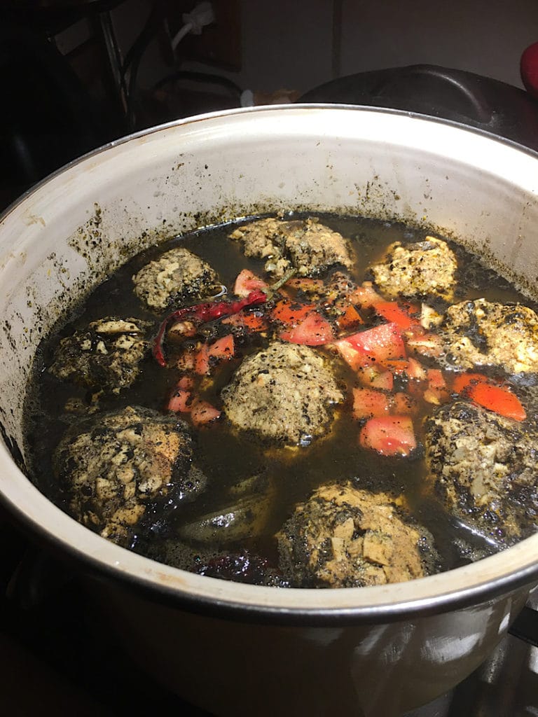 Belizean Picadillo Recipe - Cooking in Black Dinner Broth