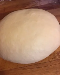 Creole Bread Dough Rising - Doubling in size before punching down. 