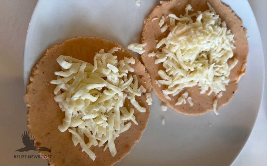 Belizean Panades Stuff with Cheese instead of Fish. 