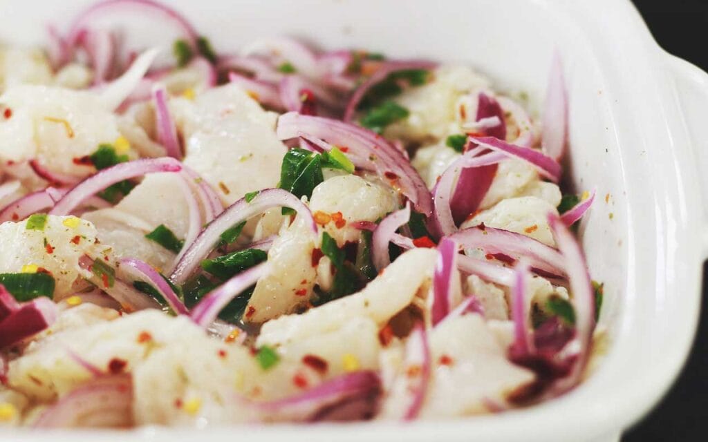 Belize Food Chicken Foot Ceviche Recipe