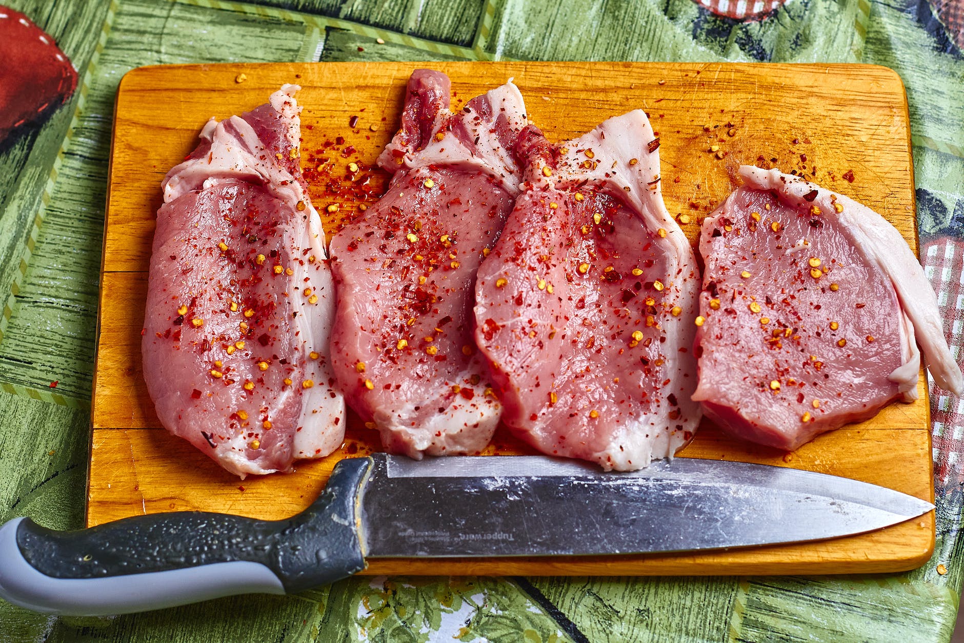 Belizean Recado Pork Steaks