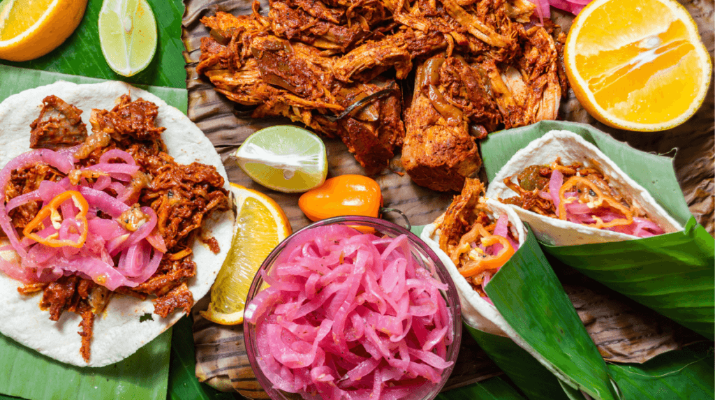 Cochinita Pibil is a savory and tender way to prepare pork and is delicious in tacos.