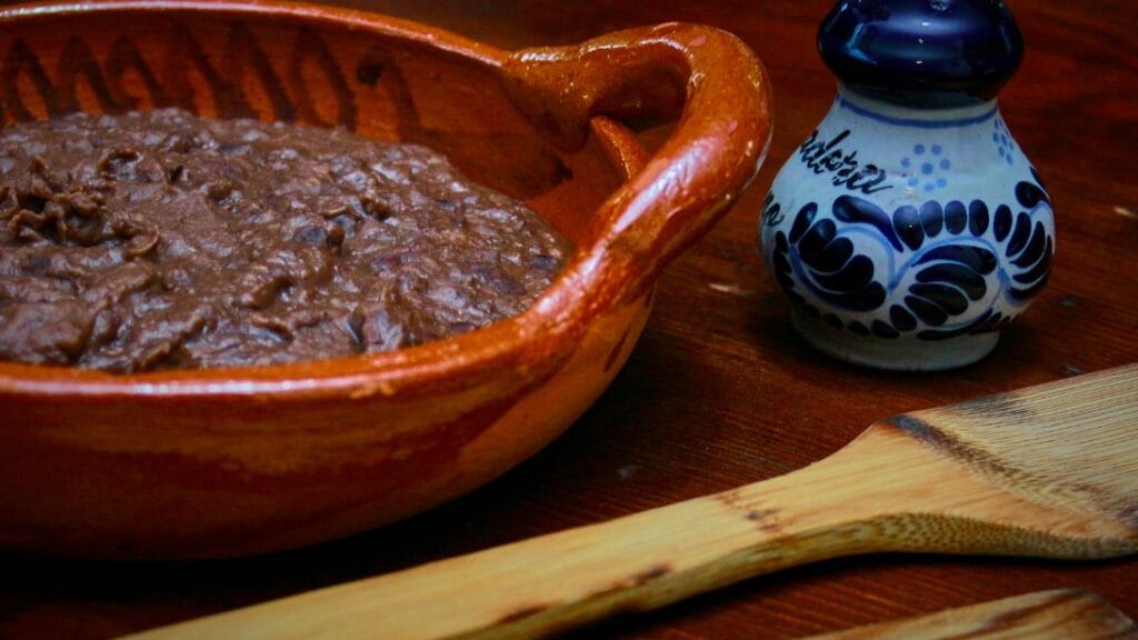 Refried Black Beans for Huevos Rancheros Recipe